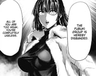 Fubuki as seen in One Punch Man chapter 180 (Image via Shueisha)